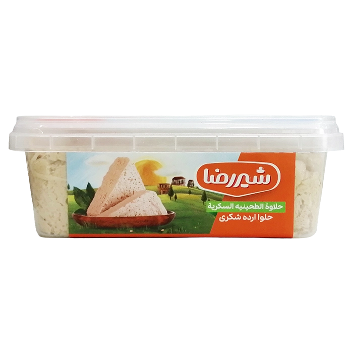 حلوا ارده شکری 400 گرمی شیررضا