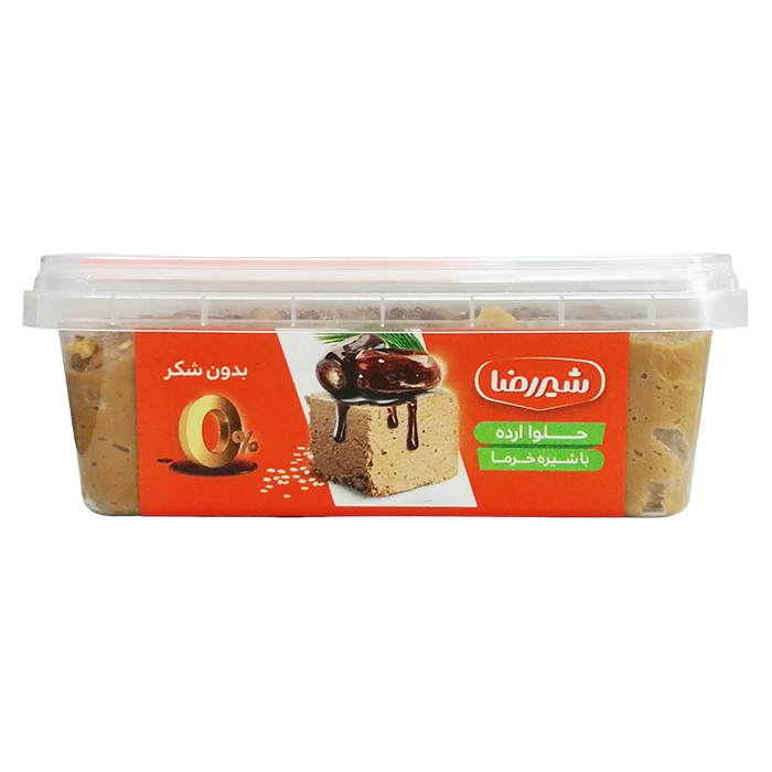 حلوا ارده با شیره خرما 400 گرمی شیررضا